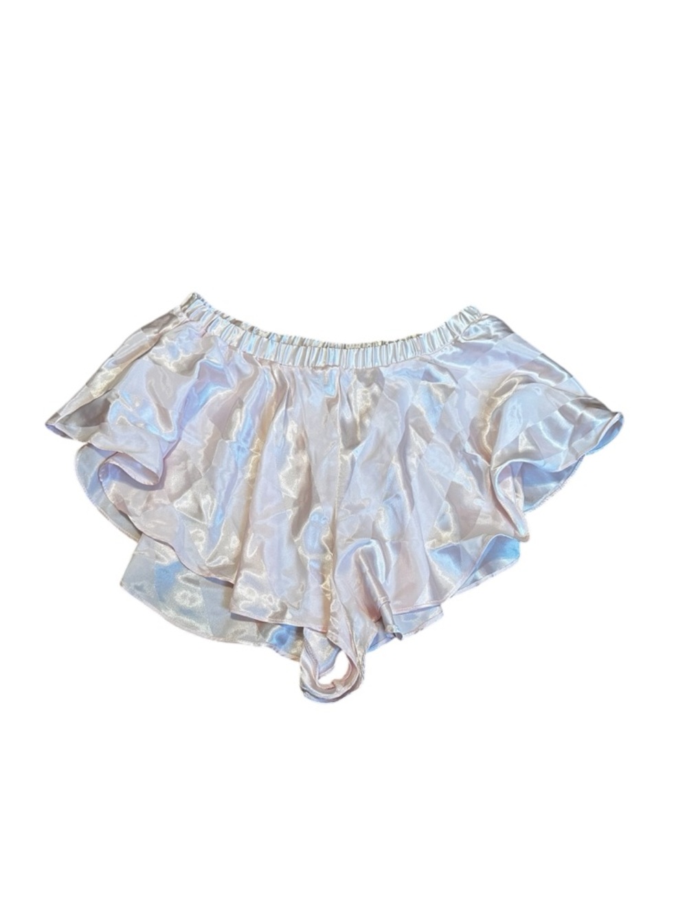 Vintage French Frilly Flutter Panties Mini Shorts Pink Coquette Fairycore Sexy